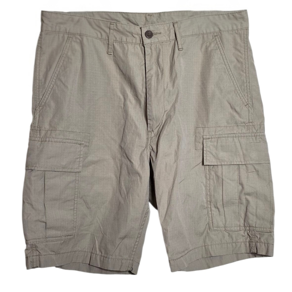Levi’s Carrier Cargo Shorts Khaki Ore Relaxed Fit Hiking Workwear Men's Size 34